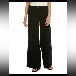 NWT - Johnny Was - Suki Wide Leg Jeans - Black Corduroy - Size 31